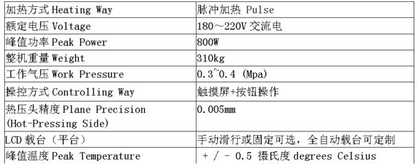 H998-07A脉冲式热压机修屏机